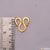 Medium Size - M/w Hook For Chain - Gold Plated - Design 3