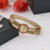 Om Diamond Bracelet Kada Graceful Design Gold Plated