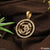 Om With Diamond Casual Design Gold Plated Pendant For Men -