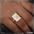 Om With Diamond Cool Design Superior Quality Gold Plated Ring For Men - Style B042