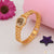 Gold bracelet for men with heart and star design - Om With Diamond Superior Quality Gorgeous Design Kada Bracelet Style A918