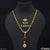 Om With Paro Fancy Design Gold Plated Rudraksha Mala Necklace - Style A021