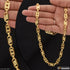 Plus Nawabi Superior Quality Unique Design Gold Plated Chain for Men - Style C936