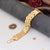 Pokal Fashion-forward Design High-quality Gold Plated Bracelet For Men - Style B706 with flower design.