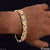 Premium High Durable Gold Plated Looser Bracelet For Men - Style A725