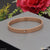 Real love decorative design best quality rose gold kada for