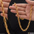 Ring Into Attention-getting Design Gold Plated Chain For