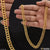 Ring into best quality attractive design gold plated chain