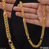 Ring Into Ring Best Quality Elegant Design Gold Plated Chain For Men - Style C503