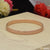 Rose gold double texture line punjabi kada - design for men