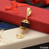 Om with Big Rudraksh Glamorous Design Gold Plated Pendant for Men - Style B226
