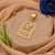 Maa shakti sophisticated design casual gold plated pendant -