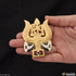 Shiv On Trishul Fancy Design High-quality Gold Plated Pendant For Men - Style B765
