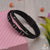 Silver and black attaractive design leather bracelet - style
