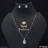 Silver with Diamond Brilliant Design Silver Necklace Set for Lady - Style A446