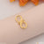 Gold Plated Heart Ring Hook for Chain - 1 Gram Gold Jewellery Online