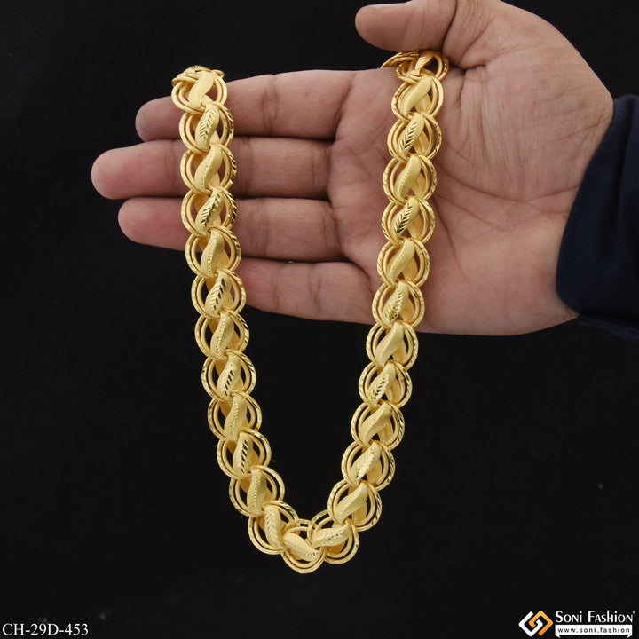 Soni Fashion - chain - Dainty Design Best Quality Gold Plated Kohli Chain for Men - Style D453