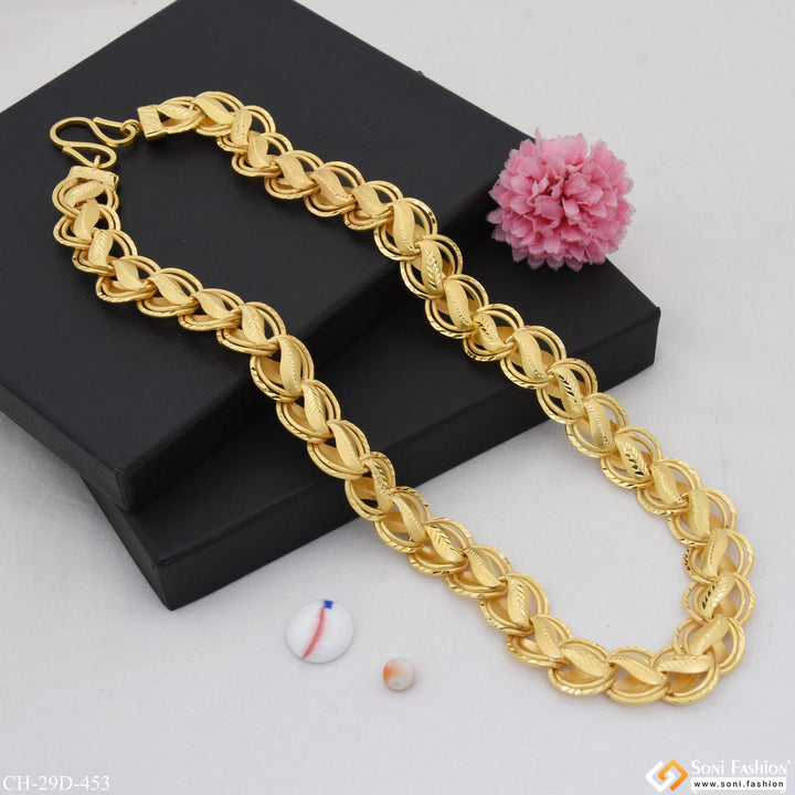 Soni Fashion - chain - Dainty Design Best Quality Gold Plated Kohli Chain for Men - Style D453