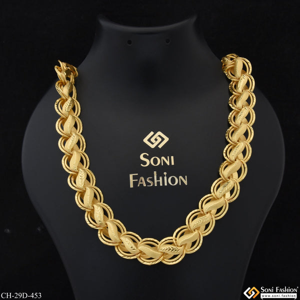 Soni Fashion - chain - Dainty Design Best Quality Gold Plated Kohli Chain for Men - Style D453