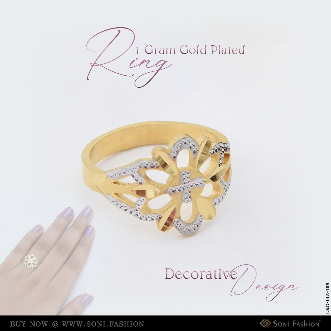 Buy 1 Gram Gold Plated Ring for Women Online Today | Soni Fashion