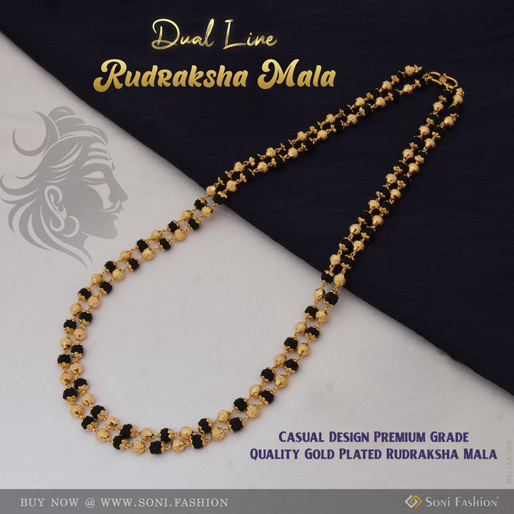 Soni Fashion - mala - Casual Design Premium-Grade Quality Gold Plated Mala for Men - Style A266
