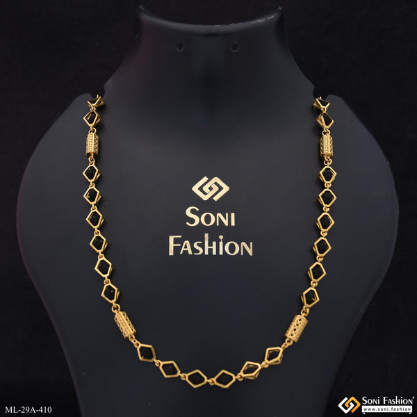 Soni Fashion - mala - Delicate Design 18k Gold Plated Rudraksha Mala for Men - Style A410