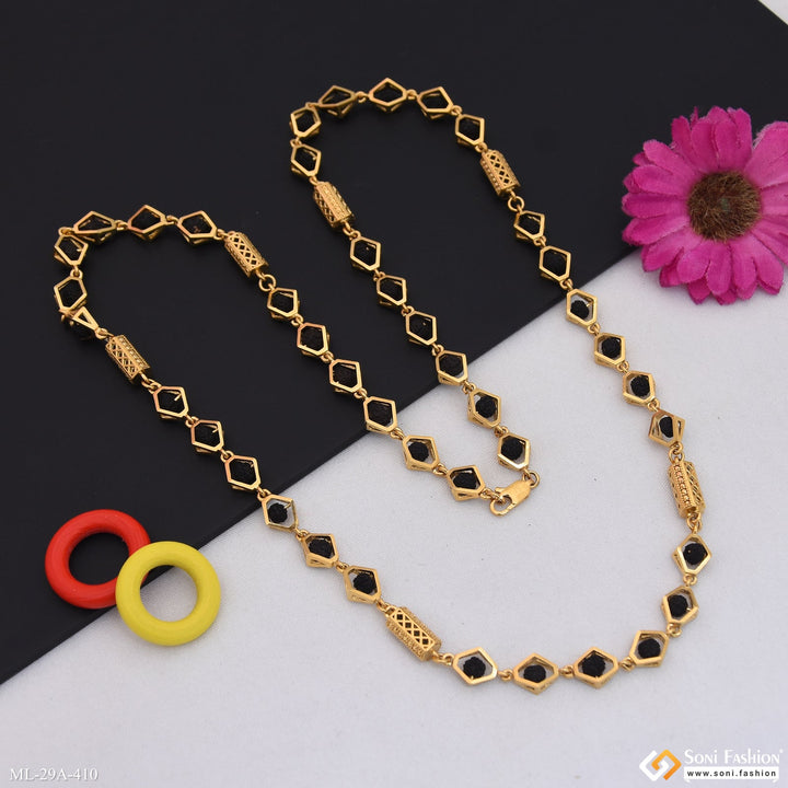 Soni Fashion - mala - Delicate Design 18k Gold Plated Rudraksha Mala for Men - Style A410