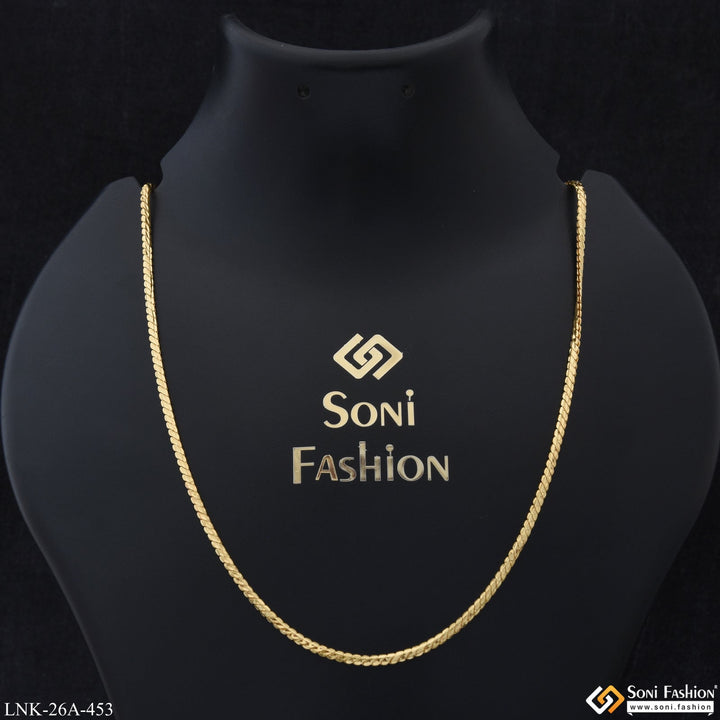 Soni Fashion - Necklace - 1 Gram Gold Plated Beautiful Design Cool Design Chain for Ladies - Style A453