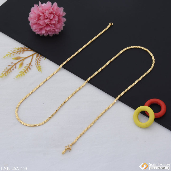 Soni Fashion - Necklace - 1 Gram Gold Plated Beautiful Design Cool Design Chain for Ladies - Style A453