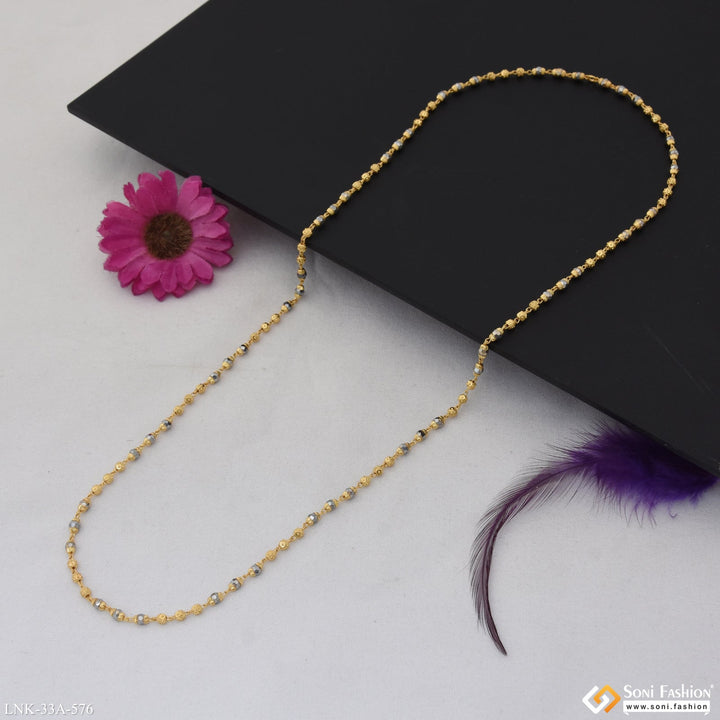 Soni Fashion - Necklace - 1 Gram Gold Plated Exclusive Design Mala for Women - Style A576