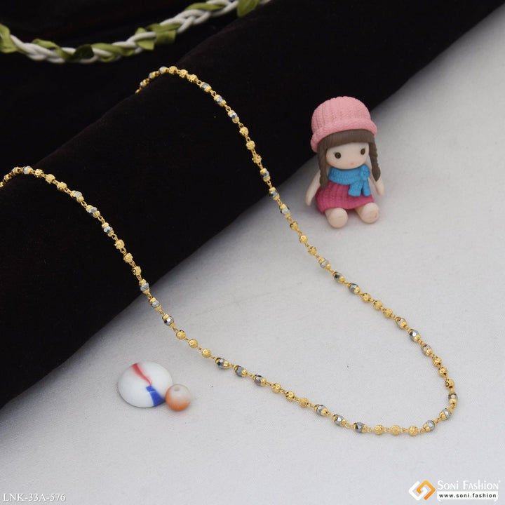 Soni Fashion - Necklace - 1 Gram Gold Plated Exclusive Design Mala for Women - Style A576