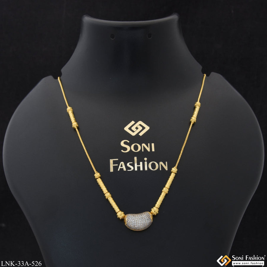Soni Fashion - Necklace - 1 Gram Gold Plated Lovely Design Necklace for Ladies - Style A526