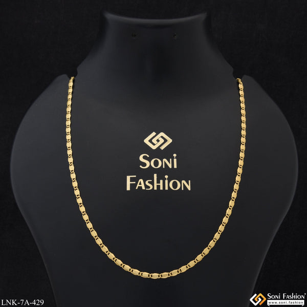 Soni Fashion - Necklace - Pretty Design Magnificent Design Gold Plated Chain for Ladies - Style A429