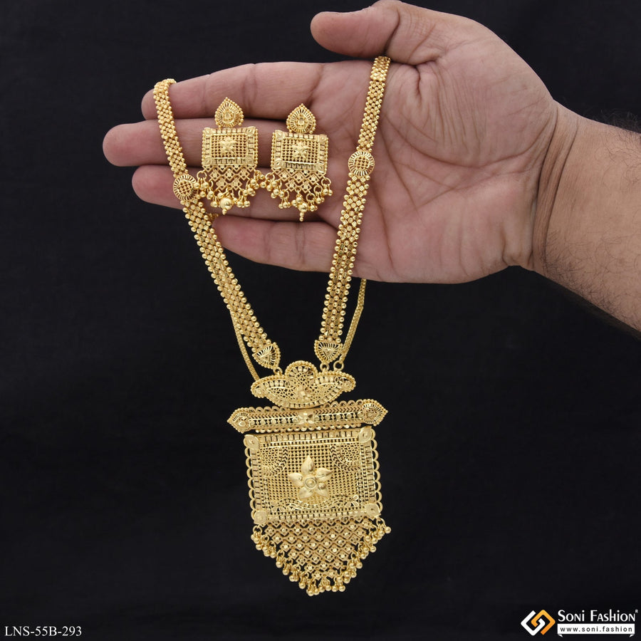 Soni Fashion - Necklace Set - 1 Gram Gold Plated Exclusive Design Necklace Set for Women - Style B293