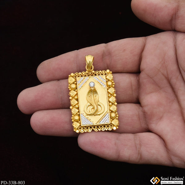Soni Fashion - pendant - 1 Gram Gold Plated Goga Maharaj Best Quality Pendant for Men - Style B803