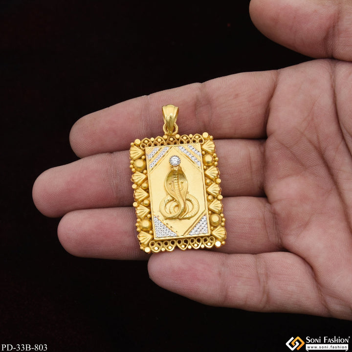 Soni Fashion - pendant - 1 Gram Gold Plated Goga Maharaj Best Quality Pendant for Men - Style B803