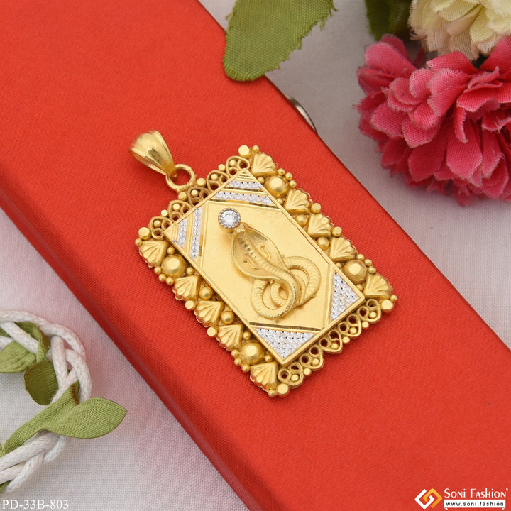 Soni Fashion - pendant - 1 Gram Gold Plated Goga Maharaj Best Quality Pendant for Men - Style B803