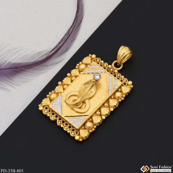Soni Fashion - pendant - 1 Gram Gold Plated Goga Maharaj Best Quality Pendant for Men - Style B803