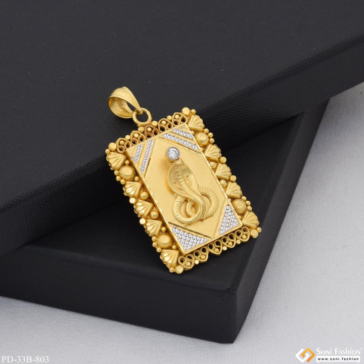 Soni Fashion - pendant - 1 Gram Gold Plated Goga Maharaj Best Quality Pendant for Men - Style B803