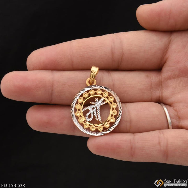 Soni Fashion - pendant - 1 Gram Gold Plated Maa Exceptional Design High-quality Pendant For Men - Style B538