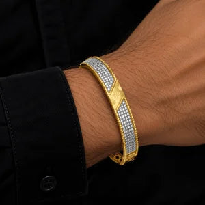 Gold Plated Kada for Men