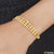 Sparkling Design Eye-catching Gold Plated Bracelet For