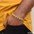 Sparkling design superior quality golden color bracelet for