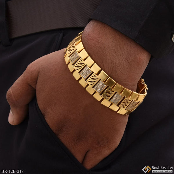 Men's Gold Plated Bracelet - Zudila Jewellery