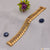 Gold plated bracelet with diamond clasp - Style B218