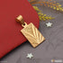 Streamlined Design Superior Quality Golden Color Pendant for Men - Style B205