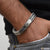 Streamlined design superior quality silver color bracelet