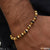 Stylish design best quality gold plated rudraksha bracelet