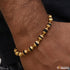 Stylish Design Best Quality Gold Plated Rudraksha Bracelet for Men - Style B873