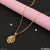 Gold necklace with diamond pendant from Superior - Style A349